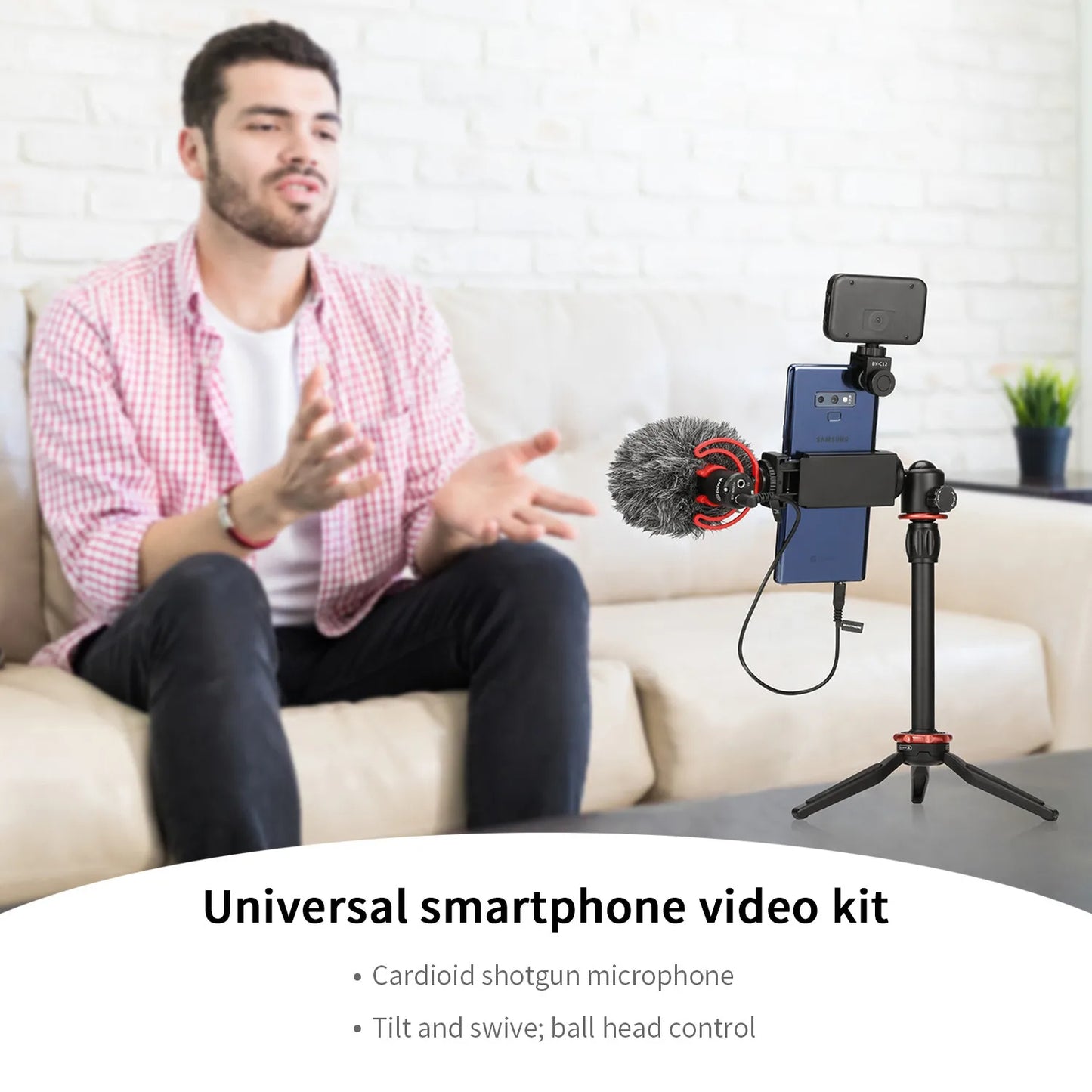 Boya VG330 Smartphone Video Kit: Perfect for YouTube Vlogging & Streaming