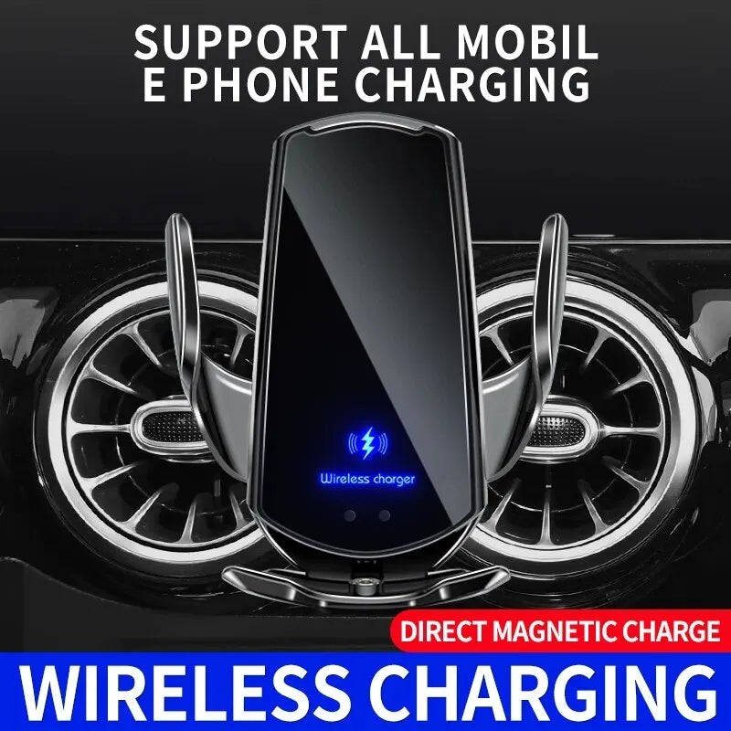 "Magnetic 15W Car Wireless Charger Mount"
